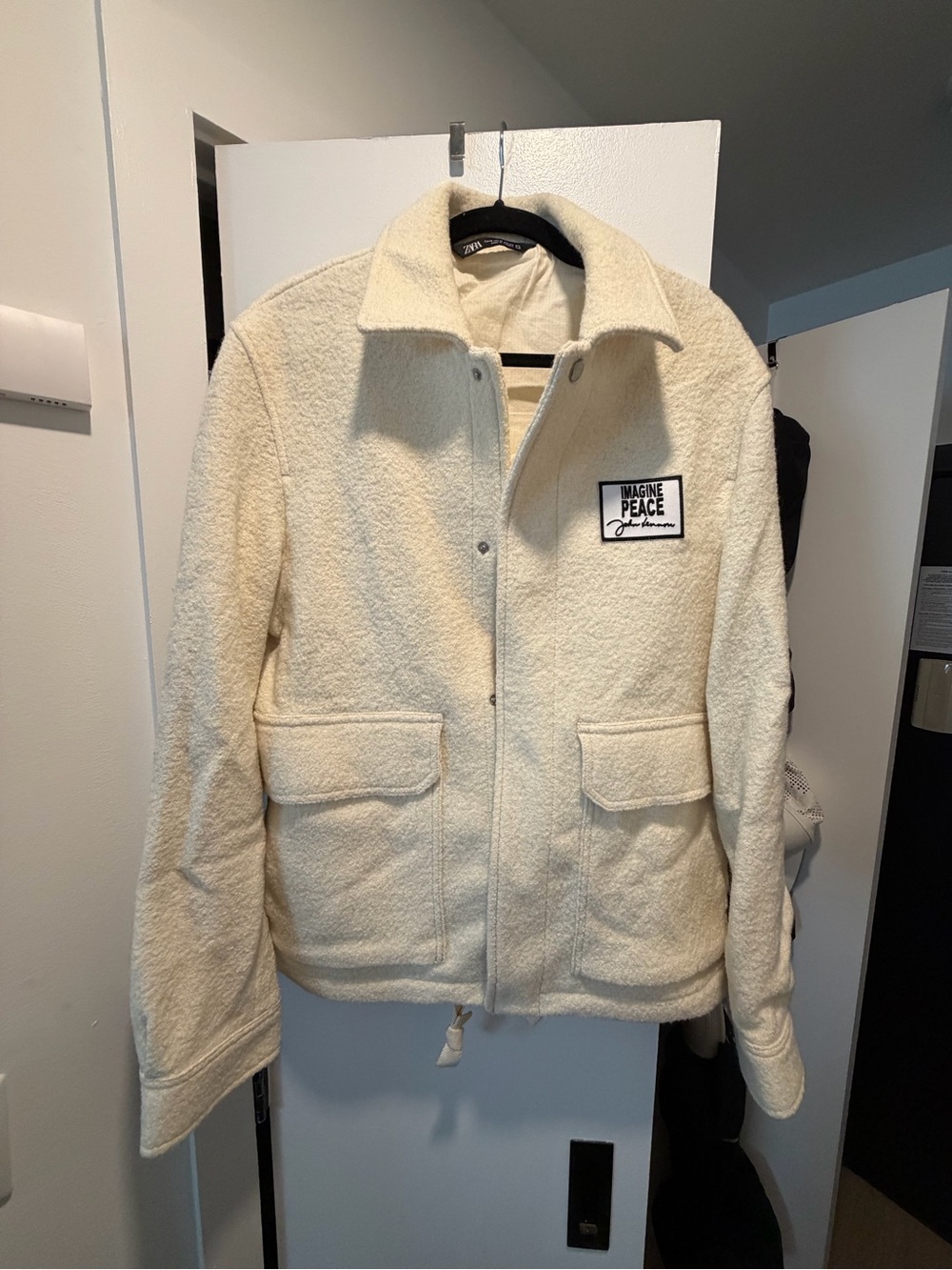 Zara John Lennon Yoko Ono Lennon Embroidered Jacket